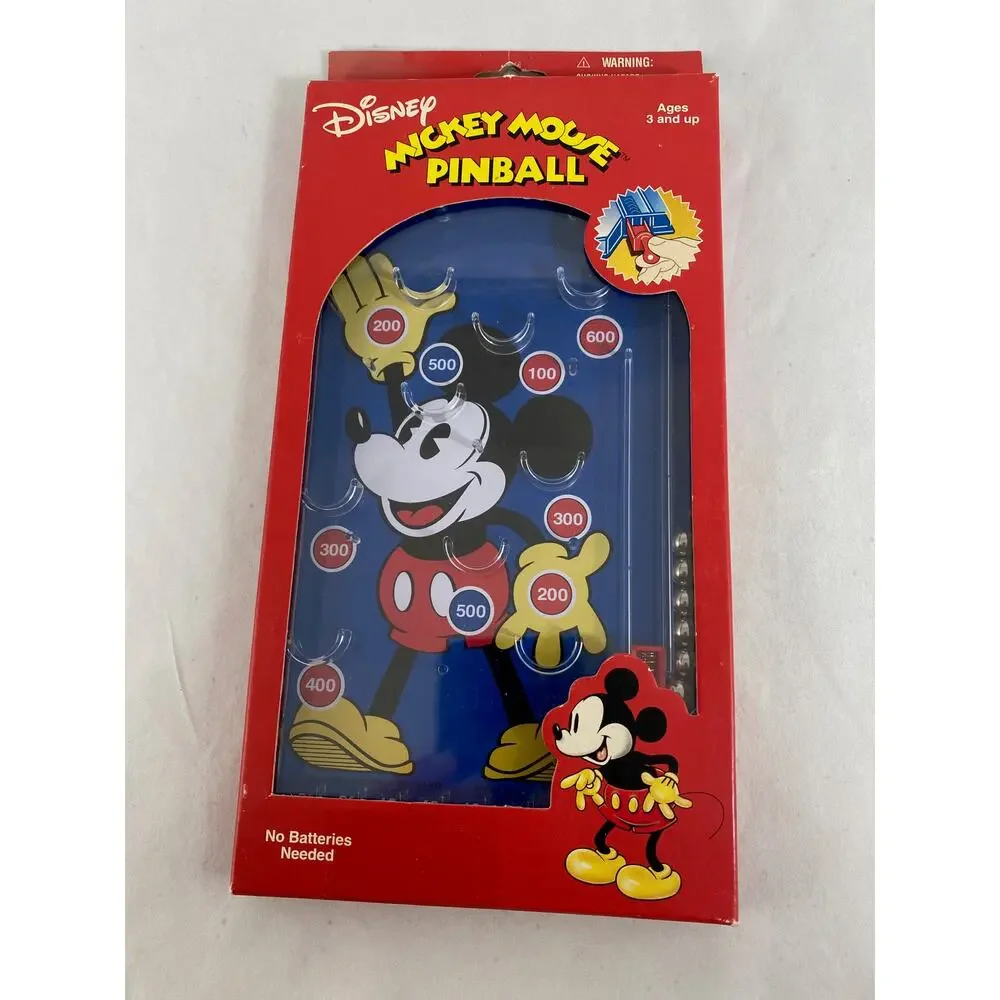 Schylling Walt Disney Mickey Mouse Pinball Retro Collection NWOT